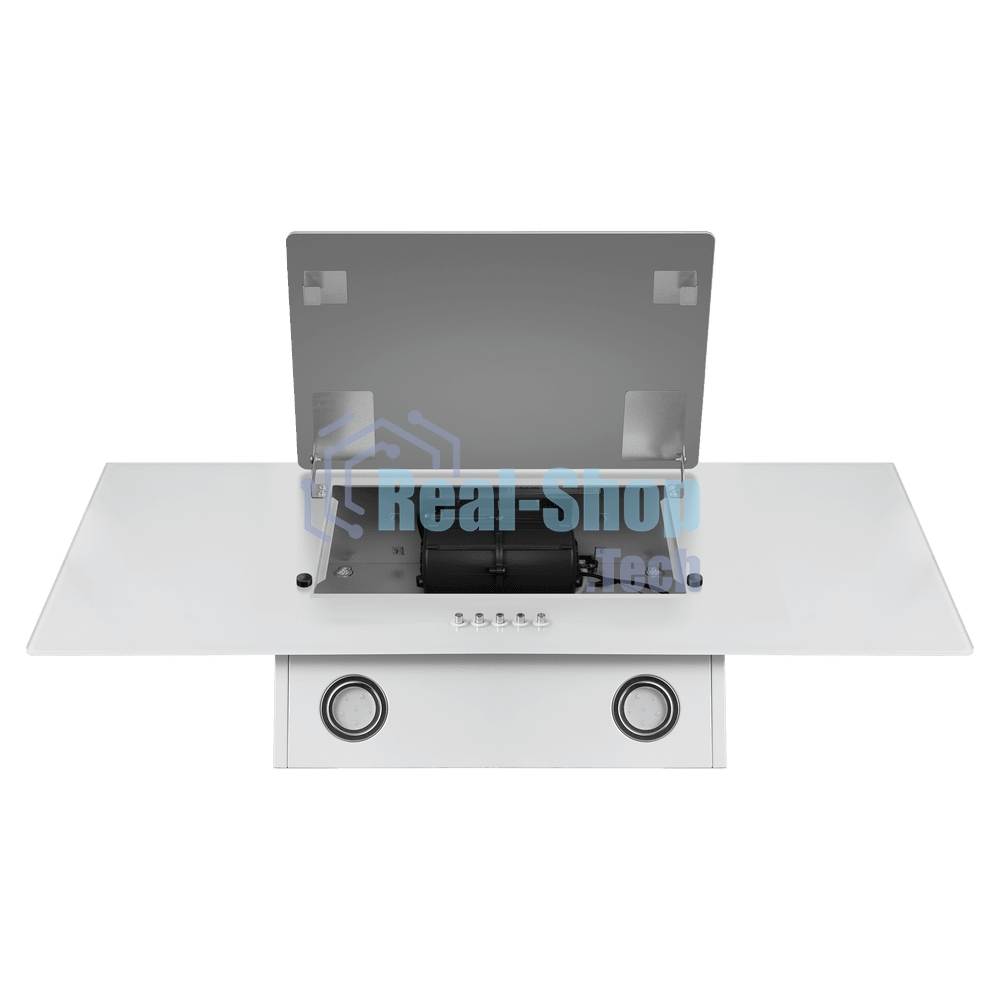 Вытяжка наклонная Maunfeld Tower 90 белый, 90 см, 700 куб. м/ч, 66 дБ