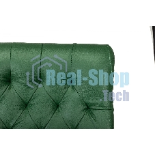 Кресло руководителя Бюрократ T-9928Walnut зеленый, кожа, крестов. металл/дерево