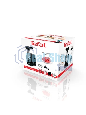 Мясорубка электрическая Tefal NE111832 черный, 1400 Вт, 1.7 кг/мин, реверс, насадки - 3