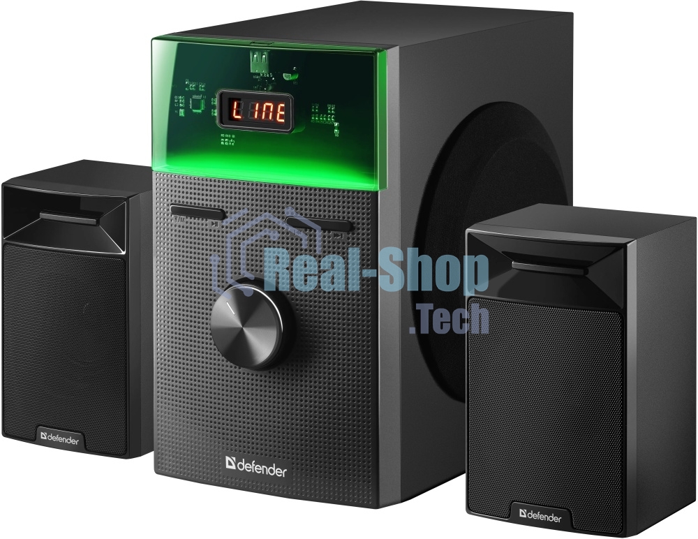 Портативная акустика Defender Tresor, черный