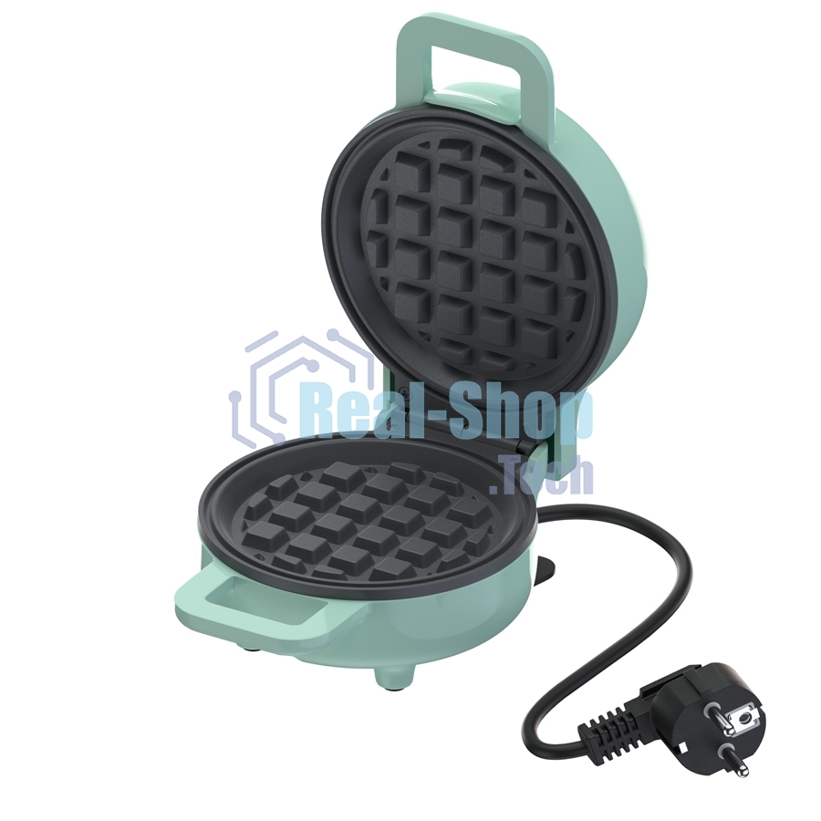 Вафельница для венских вафель MAXVI SM552P tiffany blue