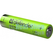 Батарейка алкалиновая Defender LR03-4S ААА, шринк, 4 шт., EcoLine