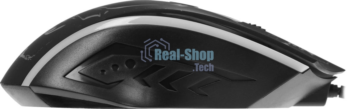 Мышь проводная Defender Overmatch GM-069 черный, 2400 dpi, USB, кнопки - 4