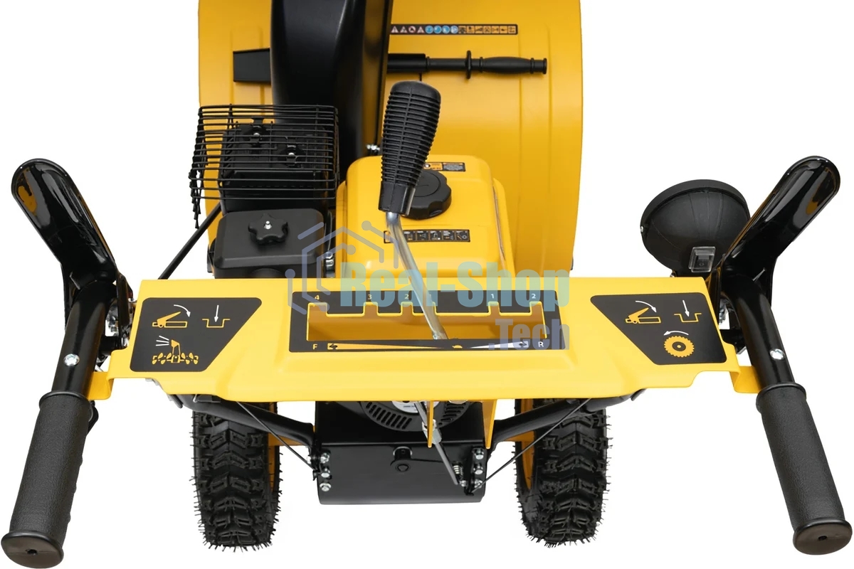 Бензиновая снегоуборочная машина Denzel SBM 610, 212cc, ручной старт, фара