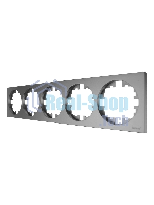 Рамка 5-м OSEN горизонт. квадрат серый матовый LEZARD 743-7400-150