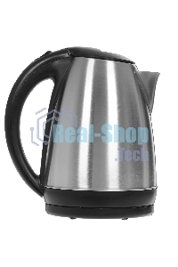 Чайник электрический Hyundai HYK-S1030 1.7 л, 2200 Вт, серебристый матовый/черный (корпус: металл)