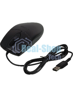 Мышь проводная A4Tech OP-620D черный, 1000 dpi, USB, кнопки - 4