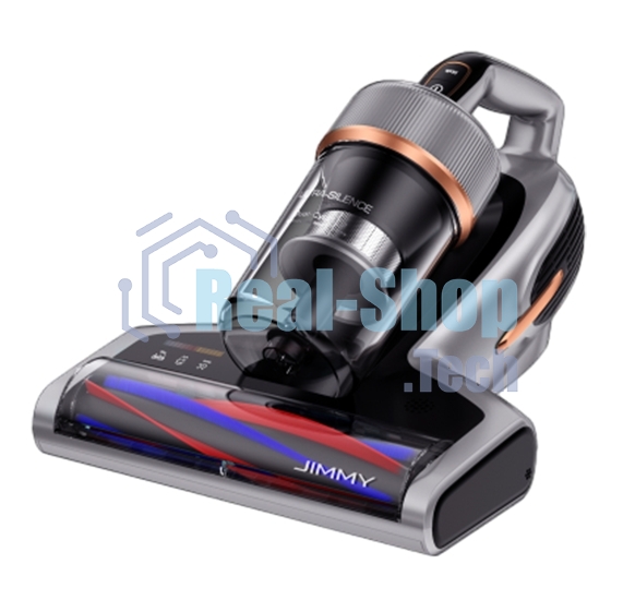 Пылесос для удаления пылевых клещей Jimmy BX7 Pro Max серый/золотистый, 550/700 Вт, уборка сухая, пылесборник контейнер 0,5 л