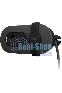 Веб-камера Logitech HD Webcam Brio 100 черный 2Mpix (1920x1080) USB-A с микрофоном (960-001587)