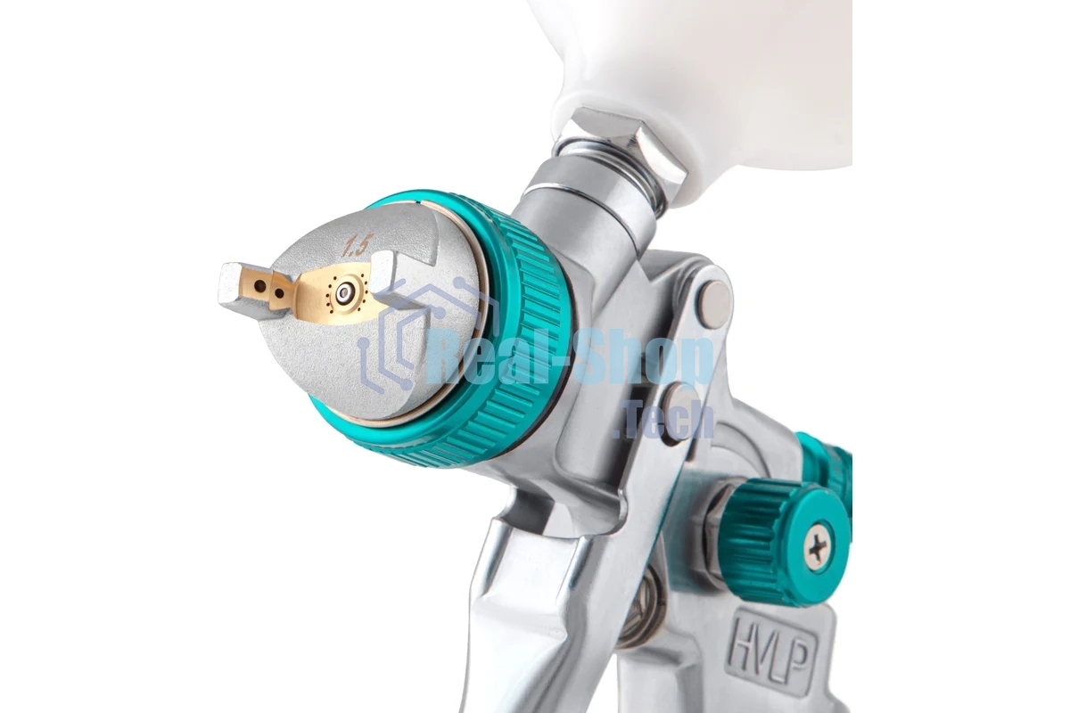 Краскопульт пневматический STELS ag 801 hvlp 57360гравитационный сопло 1.5мм и 1.8мм