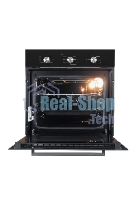 Духовой шкаф электрический встраиваемый LEX EDM 073 BL черный