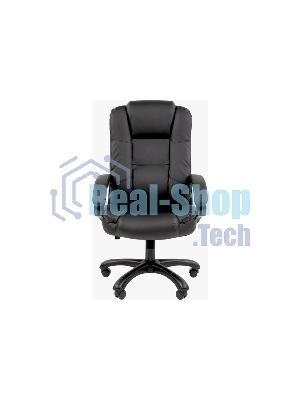 Кресло Chairman 600 черный, экокожа, 120 кг