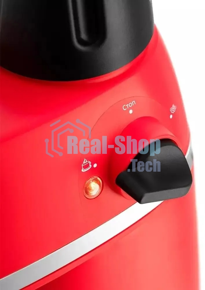 Кофеварка капельная Kitfort КТ-760-1 красный/черный, молотый кофе, 240мл, 800Вт, 3,5 бар