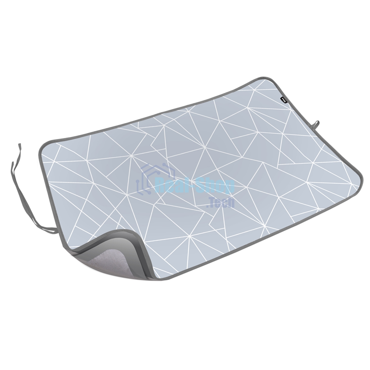 Коврик для глажки Ника КГ/3 с линиями на сером