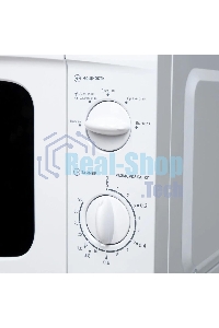 Микроволновая печь Oasis MW-70UW белый, 20 л, 700 Вт, переключатели - поворотный механизм