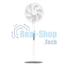 Вентилятор Mijia Smart Standing Fan Pro Slim EU белый, напольный, 25 Вт, 100 скоростей, 35 см, DC мотор