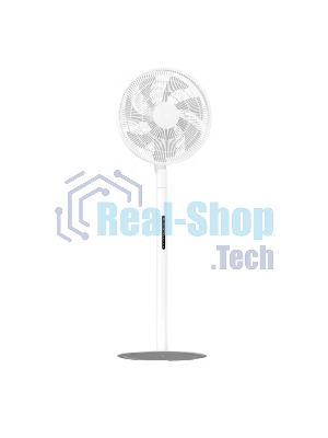Вентилятор Mijia Smart Standing Fan Pro Slim EU белый, напольный, 25 Вт, 100 скоростей, 35 см, DC мотор