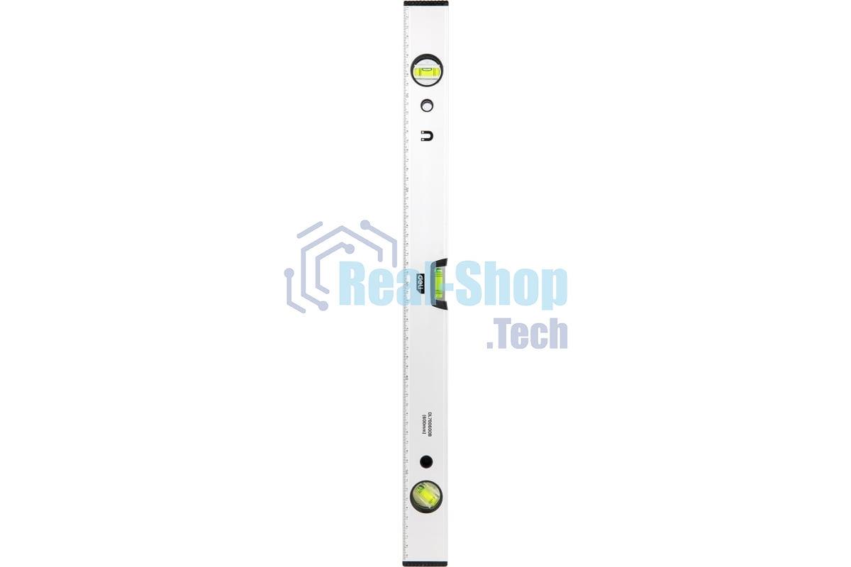 Строительный уровень Deli DL700600B 600мм Алюминиевый сплав. Мягкая резина на обоих концах. Магнит для удобства эксплуатации.