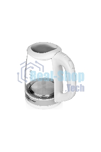 Чайник электрический BRAYER BR1040WH 2220Вт, 2 л, стекл., белый.