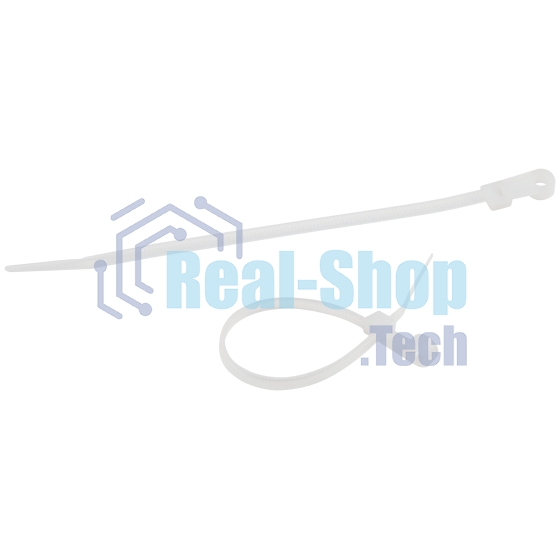 Хомут кабельный под винт 3.6х100 NO-225-315 белый (уп. 100 шт) Эра