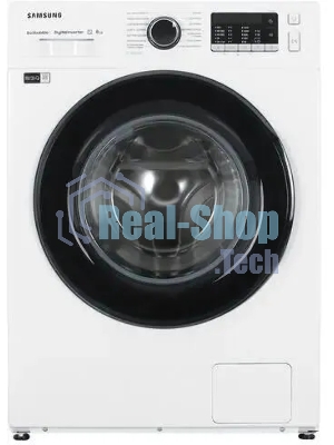 Стиральная машина Samsung WW80AGAS22AE/LD белая, загрузка фронтальная 8кг, 1200 об/мин., класс: A