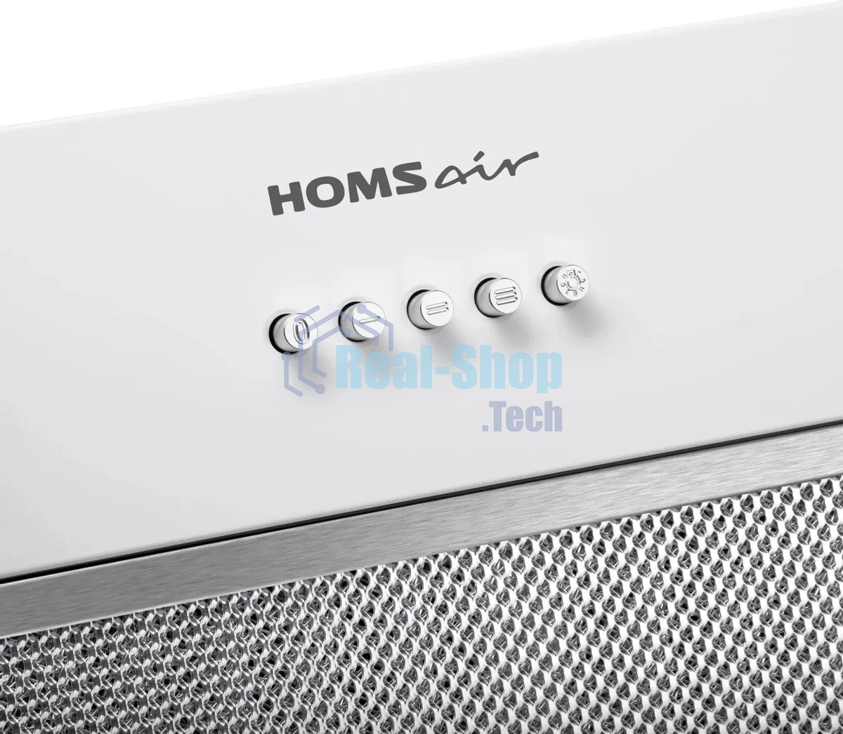 Вытяжка встраиваемая HOMSair Fleet 60 белый, 59.8 см, 520 куб. м/ч, 50 дБ