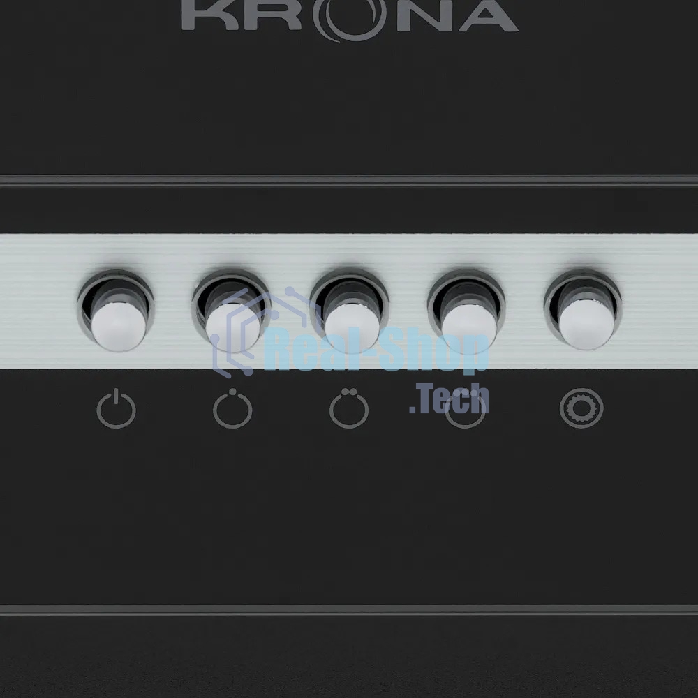 Вытяжка наклонная Krona Irma A 600 Black PB черный, 59.5 см, 1000 куб. м/ч, 62 дБ