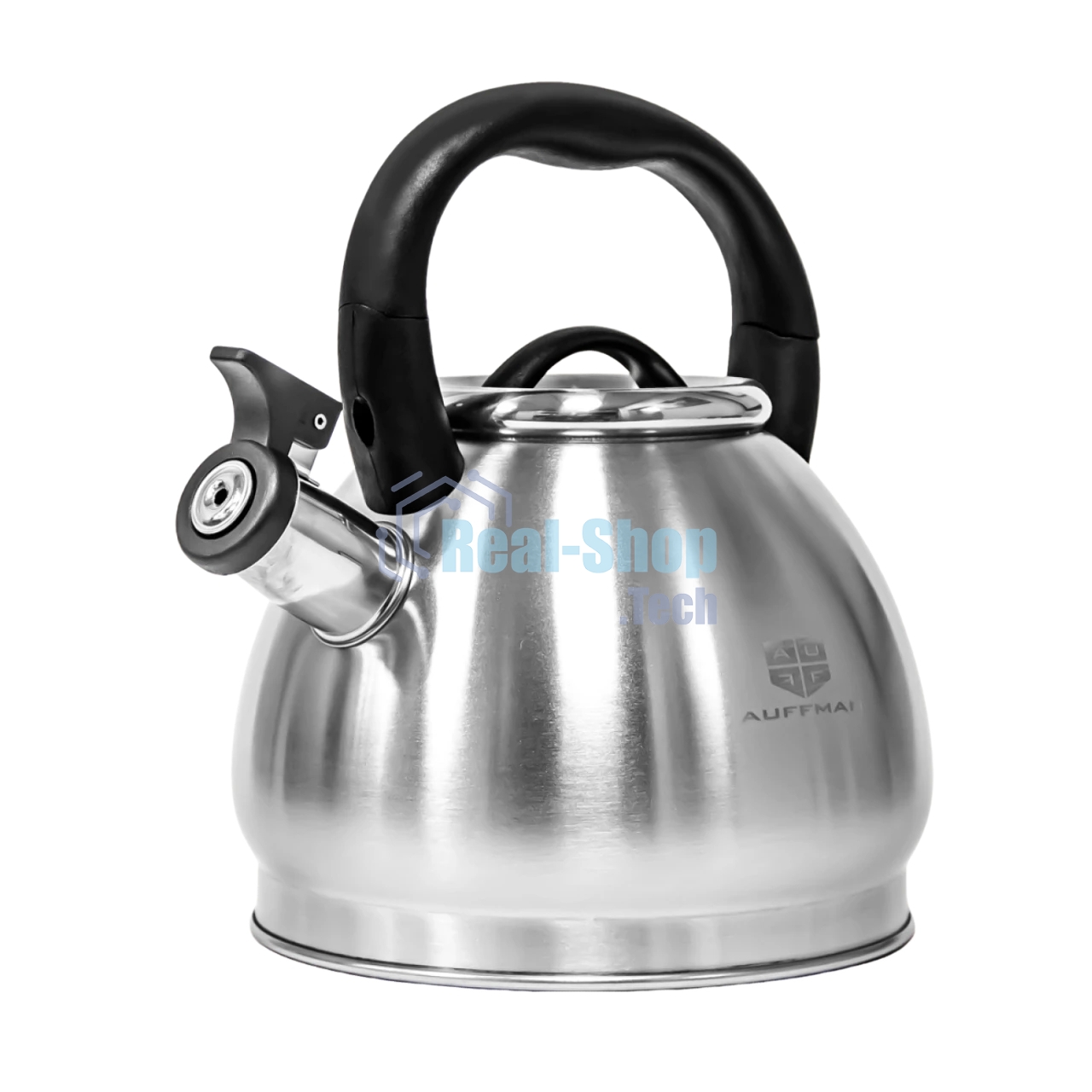 Чайник для плиты AUFFMAN AM-3402 из нержавеющей стали со свистком 3 л