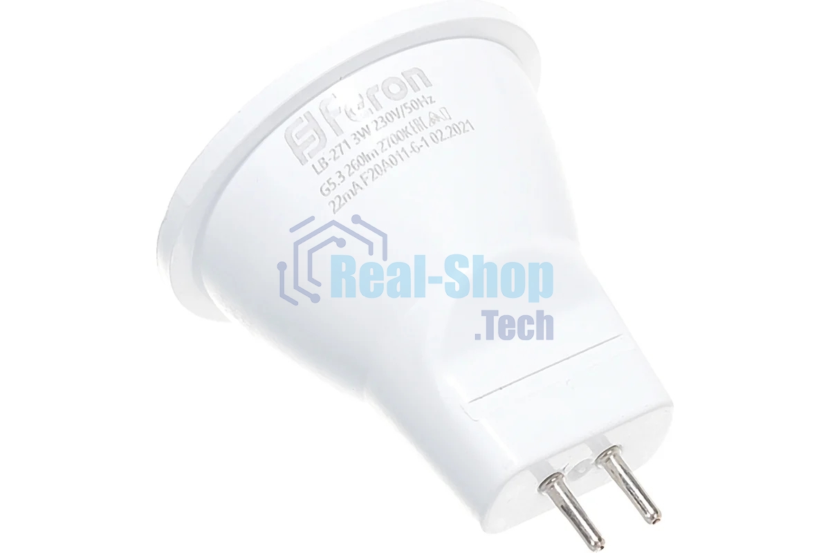 Лампа светодиодная Feron LB-271 3W 230V G5.3 2700K