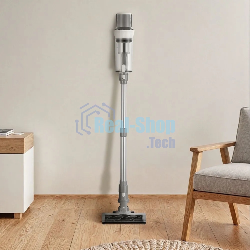 Вертикальный пылесос Kitfort КТ-5341 230Вт серый/белый