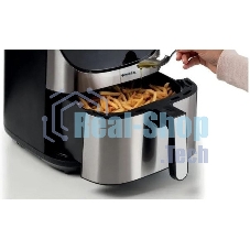 Аэрофритюрница Ariete 4628/00 черный/серебристый, 1800 Вт, 7 л, сенсор, 12 программ