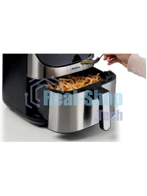 Аэрофритюрница Ariete 4628/00 черный/серебристый, 1800 Вт, 7 л, сенсор, 12 программ