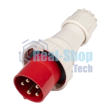 Вилка переносная PPC 035 3Р+РЕ+N 63А 380В IP67 Jazzway