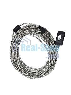 Кабель AM/AF USB2.0 10м AOpen удлинитель активный(с усилителем) USB2.0-repeater, ACU823-10M