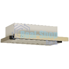 Вытяжка телескопическая Elikor Интегра Glass 45Н-400-В2Д бежевый/серебристый, 45 см, 400 куб. м/ч, 55 дБ