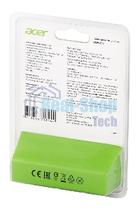 Мышь проводная Acer OMW122 черный, 1200 dpi, USB, кнопки - 3