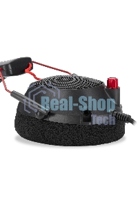 Наушники с микрофоном Оклик HS-L305G черный/красный 2м мониторные оголовье (2060511)