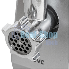 Мясорубка электрическая JVC JK-MG128 черный, 2500 Вт, 2.7 кг/мин, реверс, металлический лоток, насадки - 4