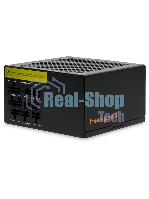 Блок питания Power Supply HSPD, 850W 80 PLUS Gold (ATX, 2.52, Full modular, 1x24(20+4)pin 600мм, 2xCPU 8(4+4)pin 700мм, 2xPCIe*2 8(6+2)pin 600+150мм, 2xSATA*3 500+150+150мм, 1xMOLEX*3 500+150+150мм, Active, 120x120мм, 150x140x86мм, APFC, OVP, OPP, SCP, UVP, OCP, OTP, NLO, SIP, black)