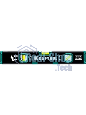 Компактный магнитный уровень с зеркальным глазком Kraftool 300 мм