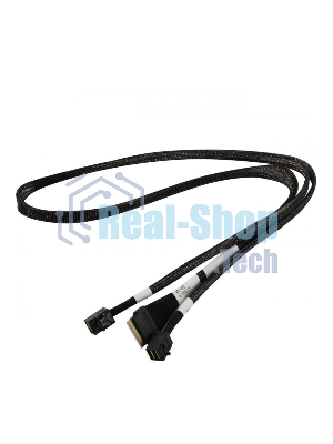 Кабель Broadcom 05-60003-00 Slimline SASx8 (SFF8654) -to- 2 SAS HD x4 (SFF8643)+ SFF9402, 1M