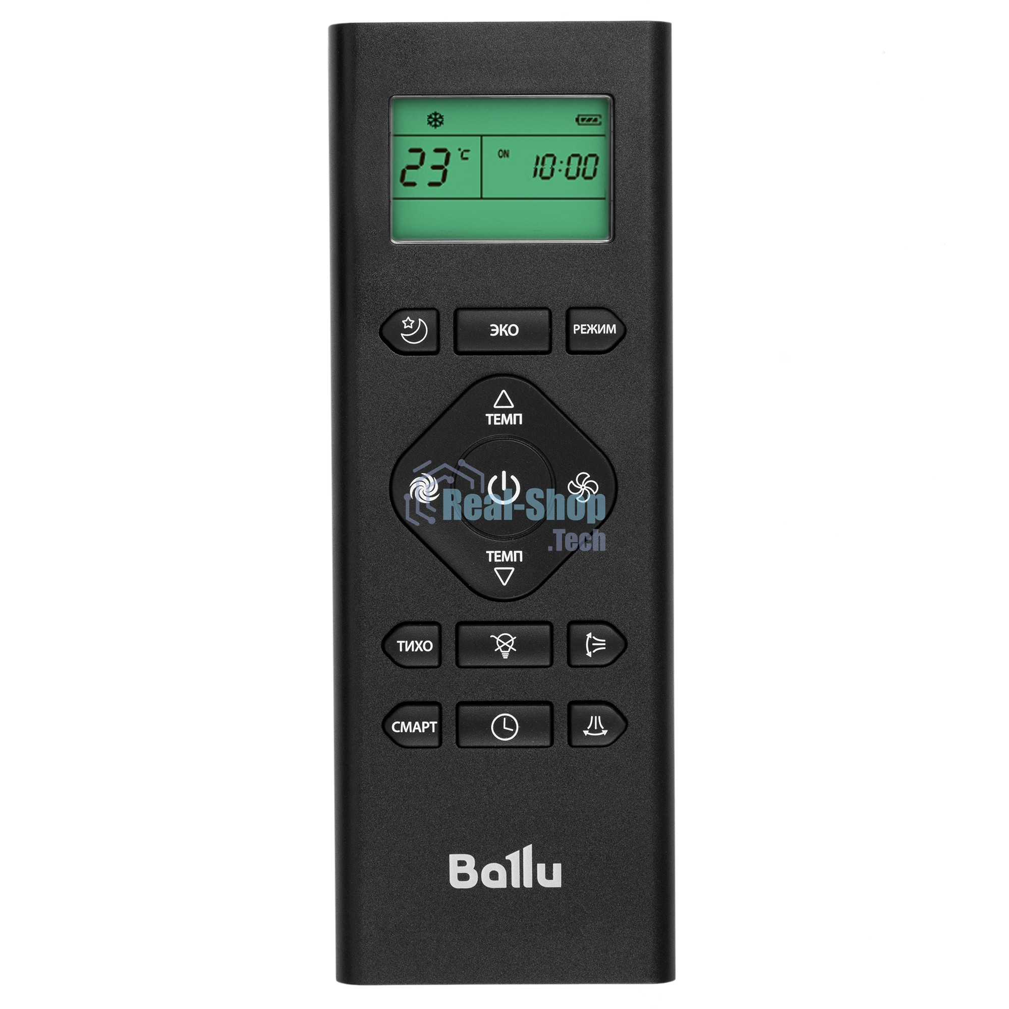 Внутренний блок сплит-системы Ballu BSPI/in-10HN8/BL/EU инвертор, 10000 BTU, 27 м², 21 дБ, охлаждение, обогрев, осушение, черный