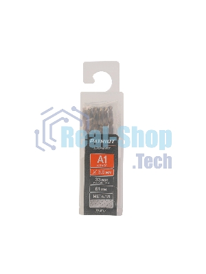 Сверло PATRIOT EXPERT по металлу, Р6М5К5, 3,0 мм, упаковка 10 шт