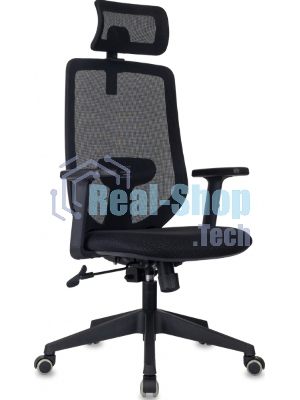 Кресло руководителя Бюрократ MC-511N-H черный Elastic-102 сетка/ткань крестов. пластик