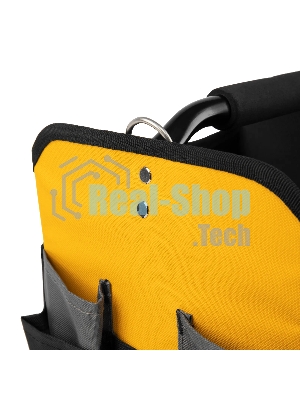 Переноска для инструмента Denzel 260х240х300 мм, 22 кармана, наплечный ремень