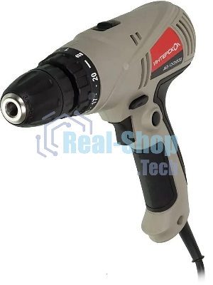 Дрель-шуруповерт сетевой ИНТЕРСКОЛ ДШ-10/260Э2, Сетевая, 260Вт