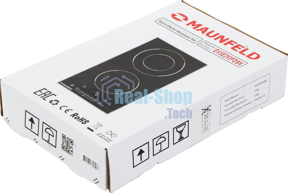 Индукционная варочная панель Maunfeld EVSE292FDBK черный
