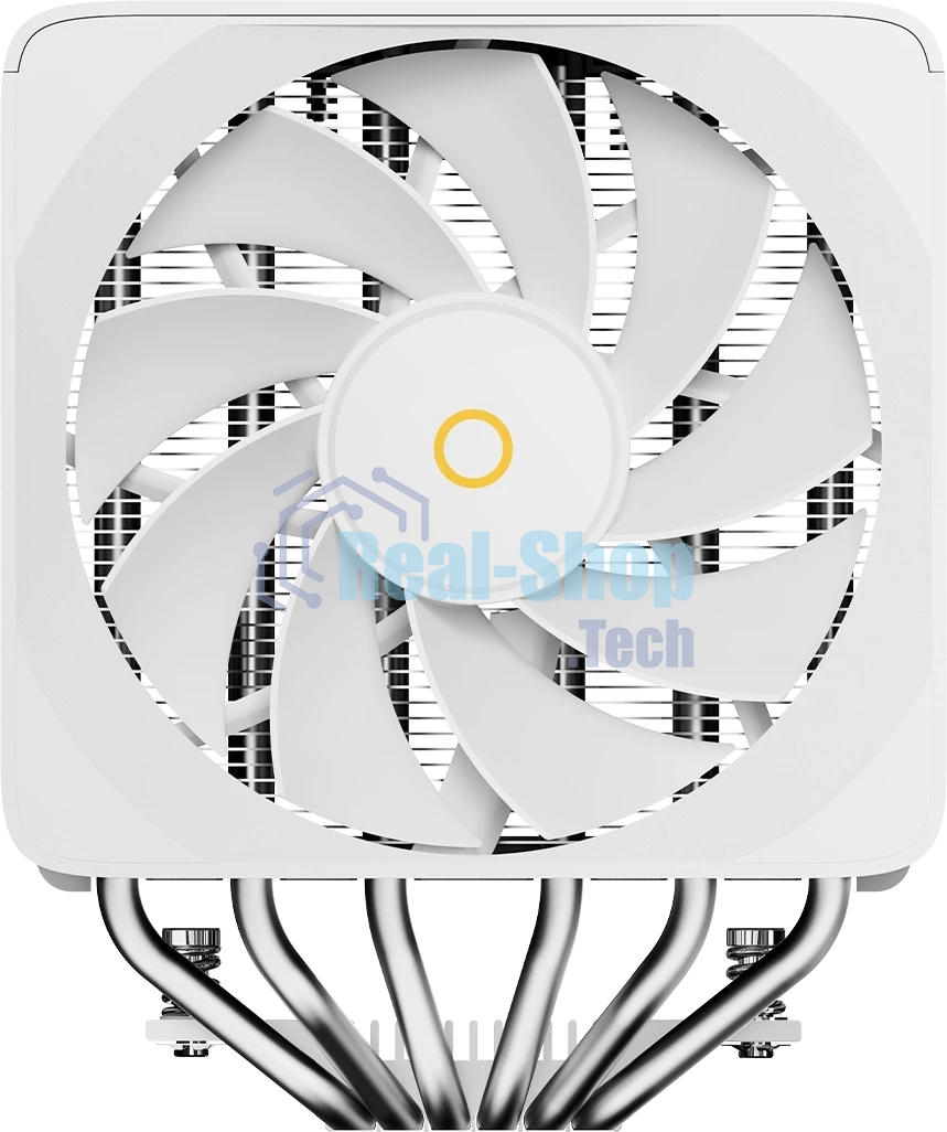 Кулер для процессора Ocypus Delta A62 EX WH Digital, 2x120мм ARGB FAN, Top Display Panel, 6 HEAT PIPES, 4-PIN PWM, 600-1800 RPM, 31DBA, HYDRO BEARING, LGA115X/1200/1700/18XX, AM4/AM5