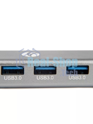 USB-концентратор VCOM DH311A USB Type-C, RJ-45/USB 3.0, USB