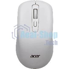 Мышь беспроводная Acer OMR309 белый, 1600 dpi, радиоканал, USB, кнопки - 4
